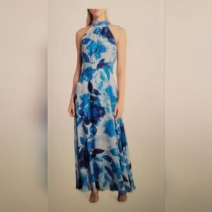 Gorgeous blue floor length dress